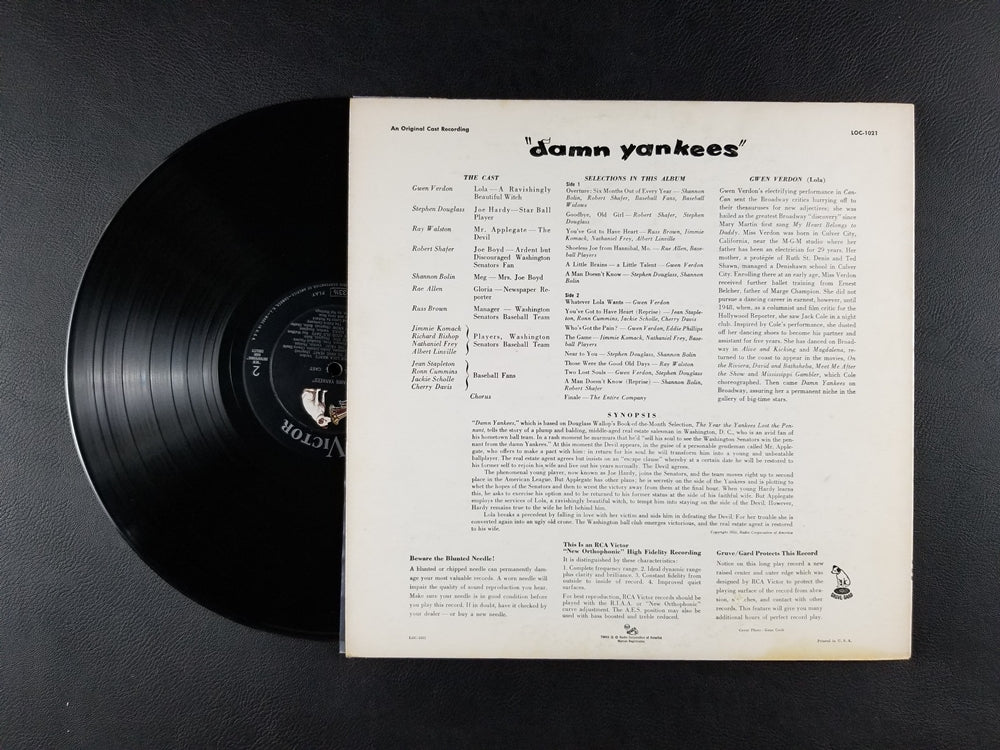 Various - Damn Yankees - Original Cast Recording (1955, LP)