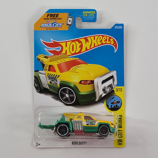 Hot Wheels - Repo Duty (Green) [Experimotors Mini Collection (2017) - 9/10]