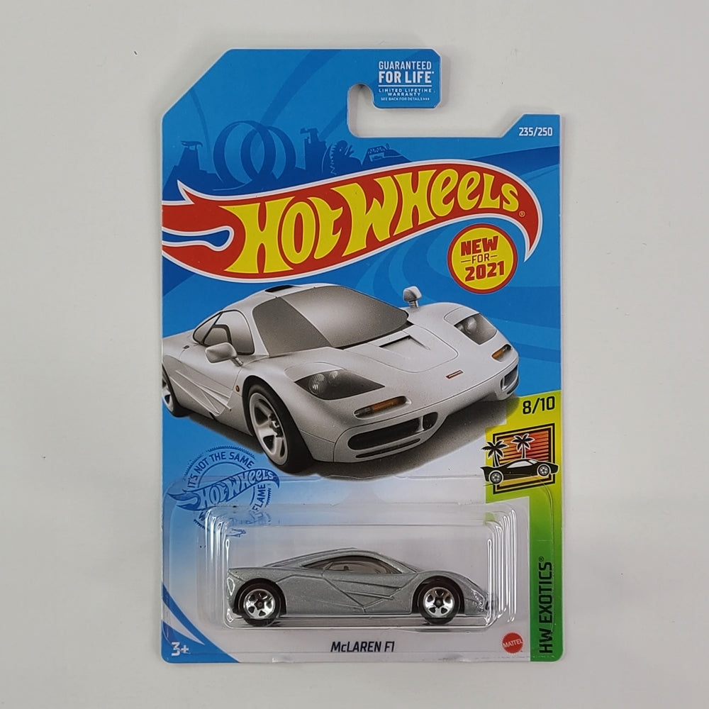 Hot Wheels - McLaren F1 (Metalflake Magnesium Silver) [New for 2021]