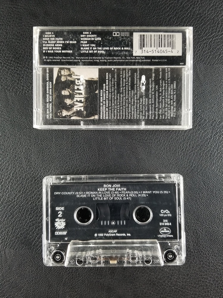 Bon Jovi - Keep the Faith (1992, Cassette)