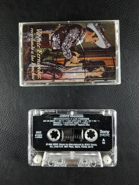 Vicente Fernandez - Recordando A Los Panchos (1994, Cassette)