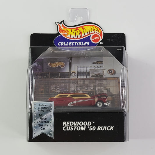 Hot Wheels Collectibles - Redwood Custom '50 Buick (Metalflake Red) [Limited Edition - No. C3051]