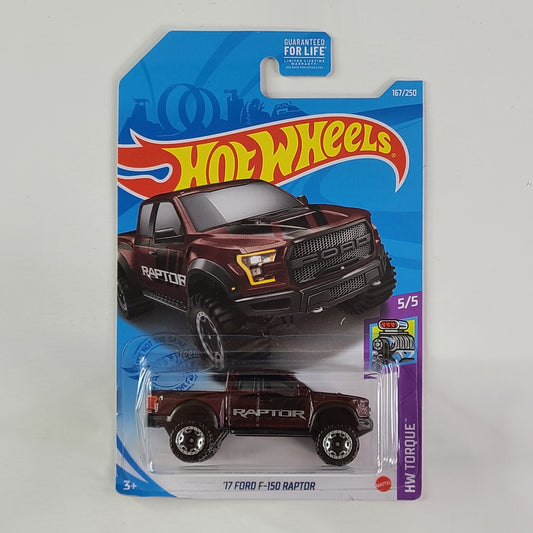 Hot Wheels - '17 Ford F-150 Raptor (Red-Brown)