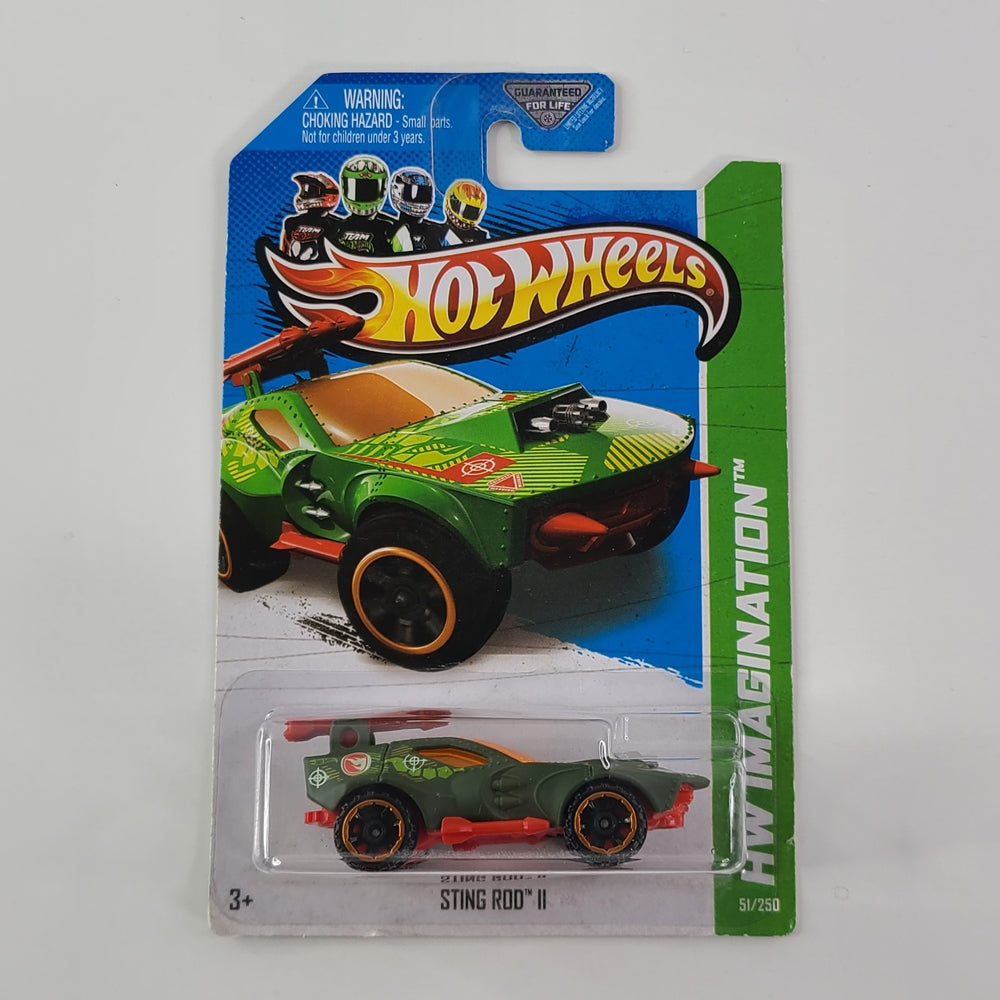 Hot Wheels - Sting Rod II (Olive) [Treasure Hunt]