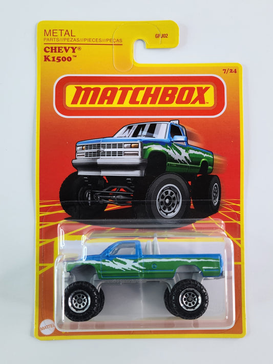 Matchbox - Chevy K-1500 (Metalflake Blue) [Retro Series (2021) - 7/24] [Target Exclusive]