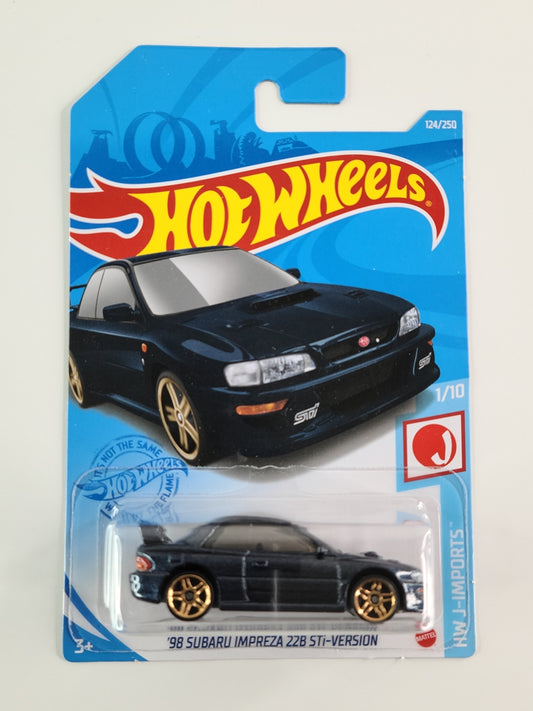 Hot Wheels - '98 Subaru Impreza 22B STi-Version (Metalflake Dark Blue)