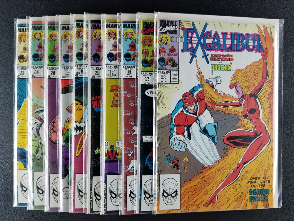 Excalibur [1st Series] #11-20 Set (Marvel, 1989-90)