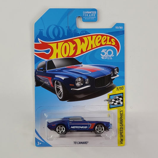 Hot Wheels - '70 Camaro (Metalflake Blue)