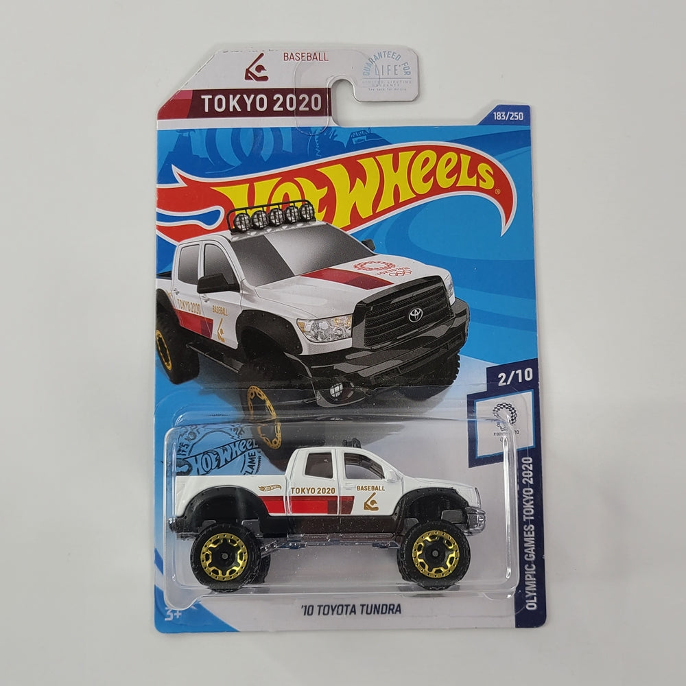 Hot Wheels - '10 Toyota Tundra (White) [Olympic Games Tokyo 2020 Mini Collection (2020) - 2/10]