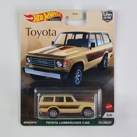 Hot Wheels Premium - Toyota Landcruiser FJ60 (Tan)