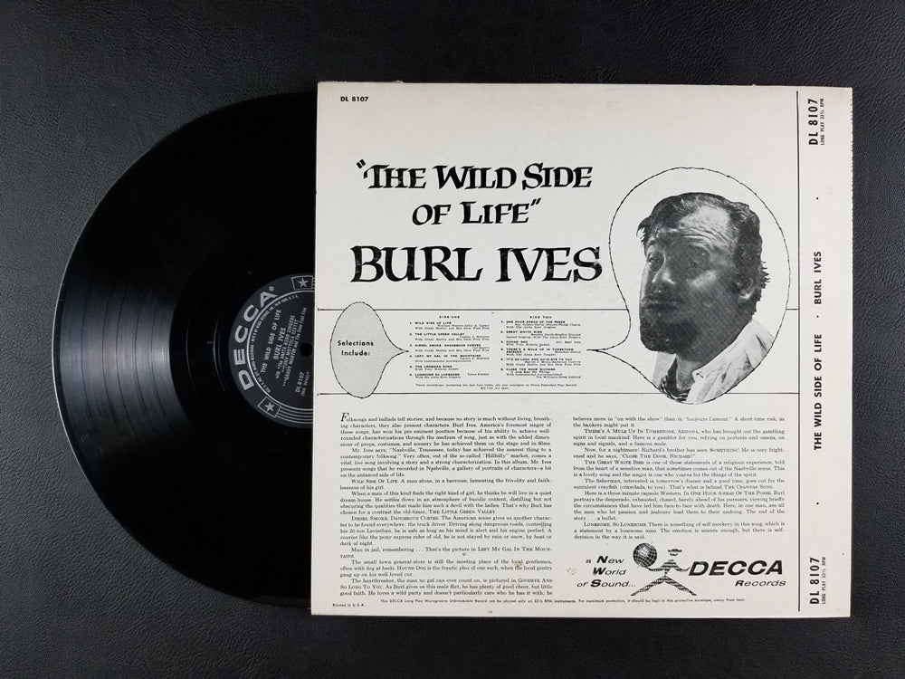 Burl Ives - The Other Side of Life (1955, LP)