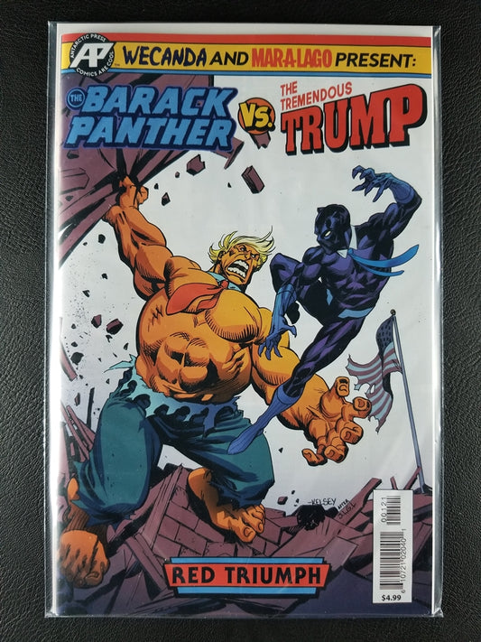 Barack Panther vs. Tremendous Trump #1A & 1B Set (Antarctic Press, January 2019)