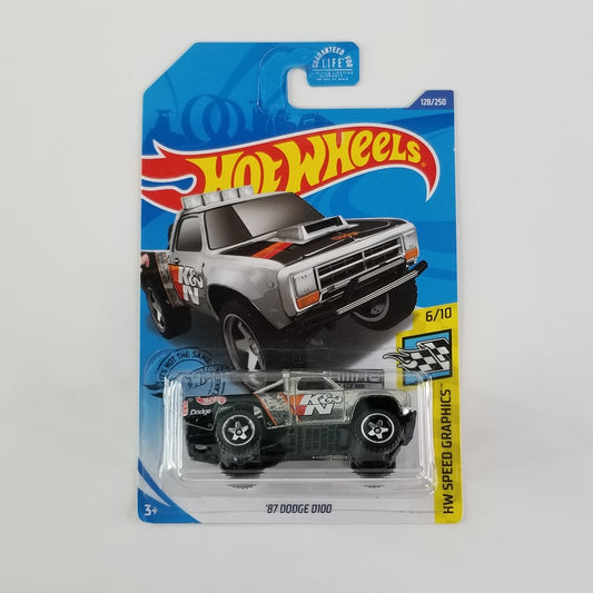 Hot Wheels - '87 Dodge D100 (Unpainted) [Walmart Exclusive Zamac Edition]