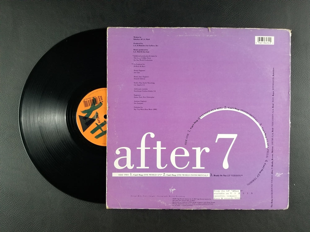 After 7 - Can't Stop (1990, 12'' Single)