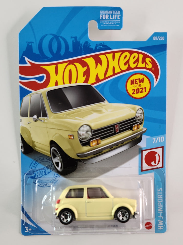 Hot Wheels - Custom '70 Honda N600 (Cream Yellow)