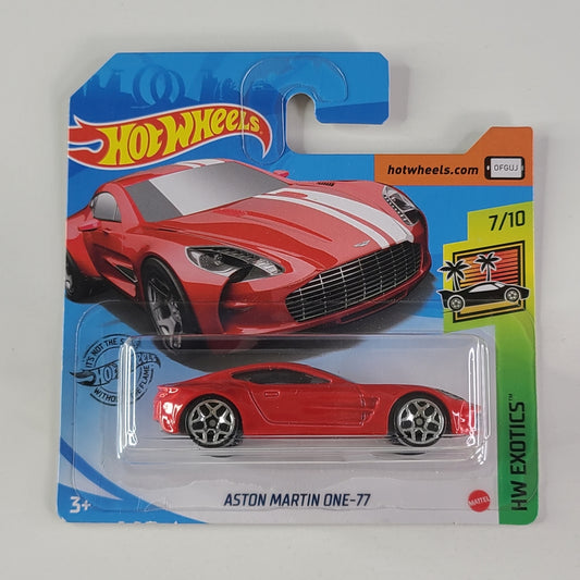 Hot Wheels - Aston Martin One-77 (Red) [Short Card]