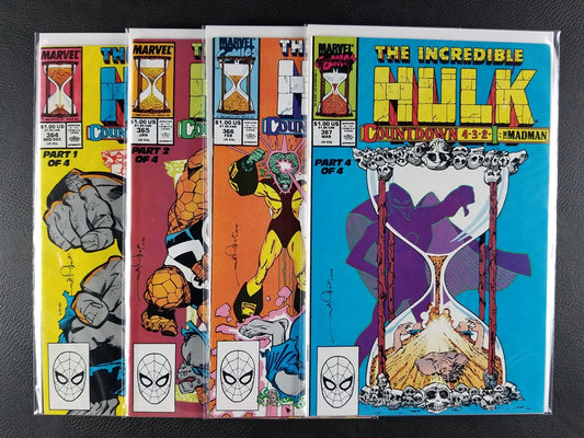 The Incredible Hulk [1st Series] #364-367 Set (Marvel, 1989-90)
