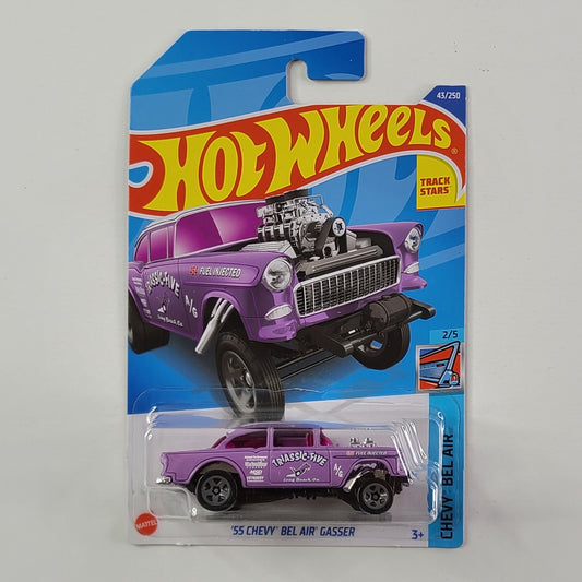 Hot Wheels - '55 Chevy Bel Air Gasser (Matte Pink)