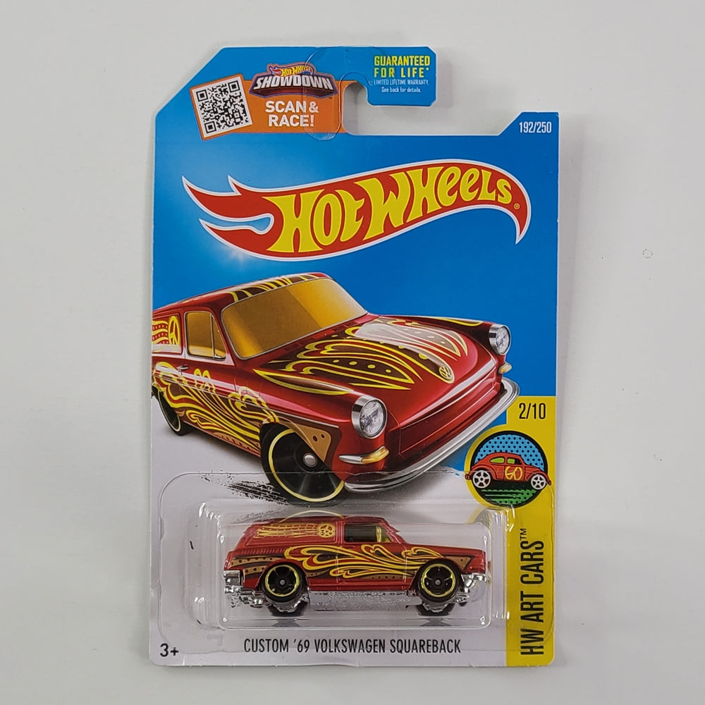 Hot Wheels - Custom '69 Volkswagen Squareback (Red)