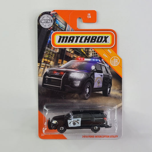 Matchbox - 2016 Ford Interceptor Utility (Black)