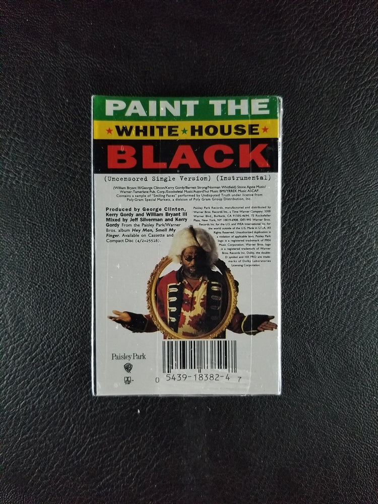 George Clinton - Paint the White House Black (1993, Cassette Single) [SEALED]