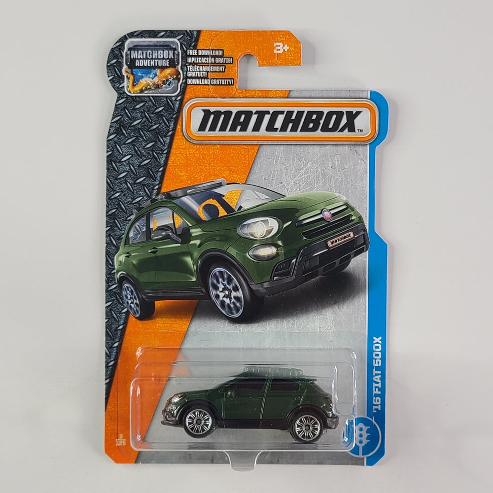 Matchbox - '16 Fiat 500X (Dark Green)