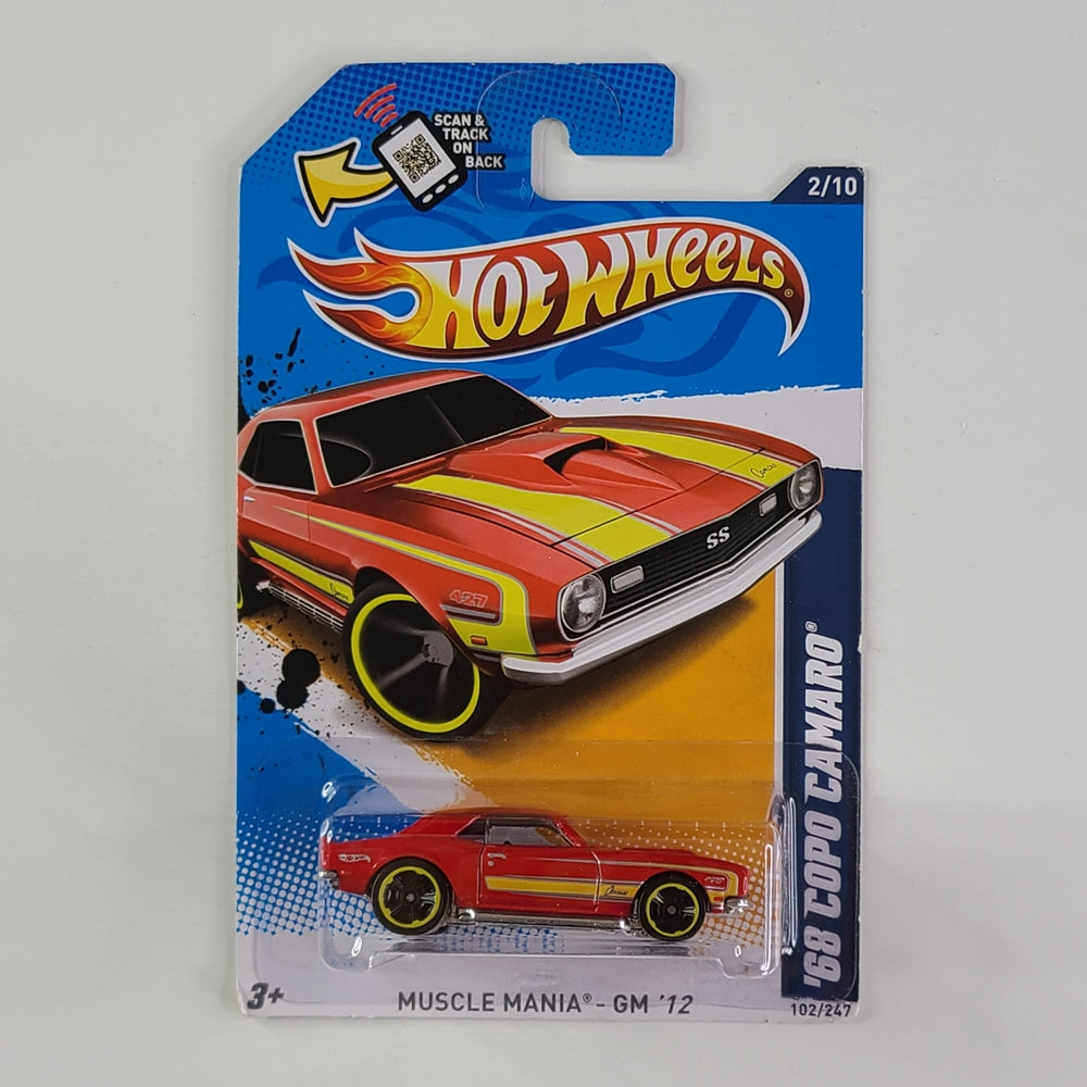 Hot Wheels - '68 COPO Camaro (Red) [Walmart Exclusive]