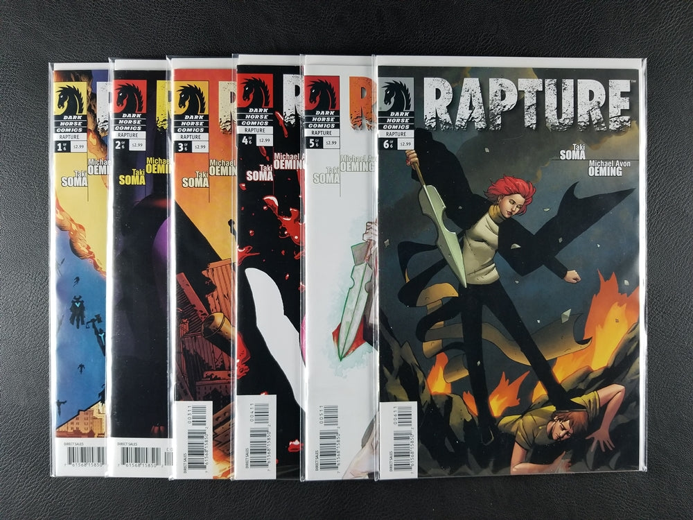 Rapture #1-6 Set (Dark Horse, 2009-10)