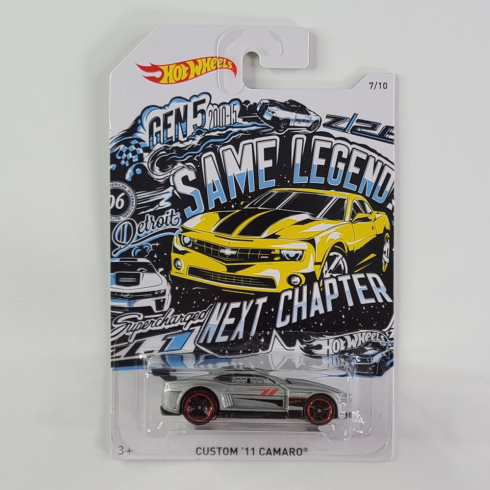 Hot Wheels - Custom '11 Camaro (Silver) [Walmart Exclusive]