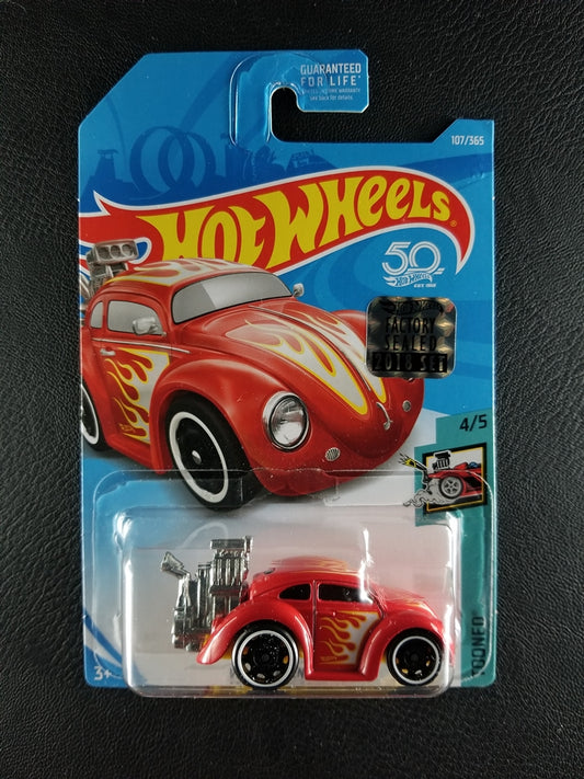 Hot Wheels - Volkswagen Beetle (Red) [Factory Sealed 2018 Set]