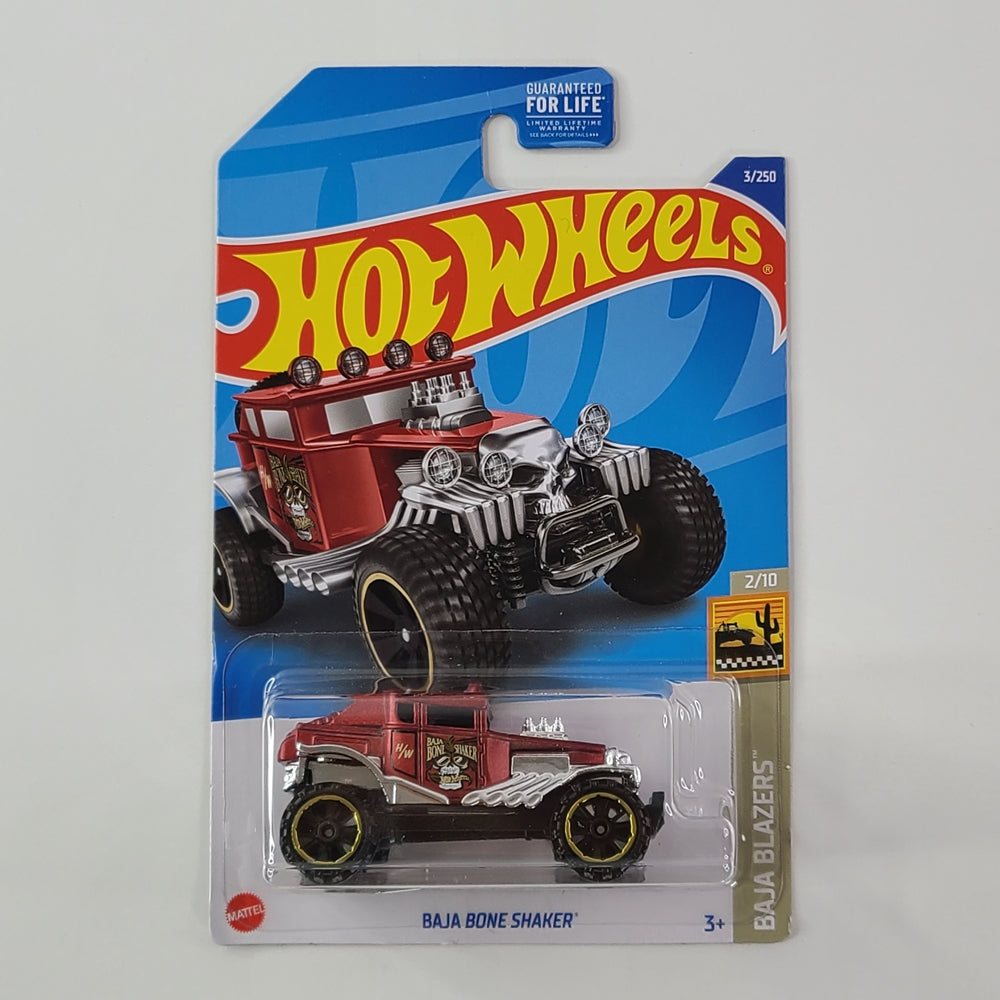 Hot Wheels - Baja Bone Shaker (Matte Dark Red) [Baja Blazers Mini Collection (2022) - 2/10]