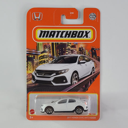 Matchbox - 2017 Honda Civic Hatchback (White)