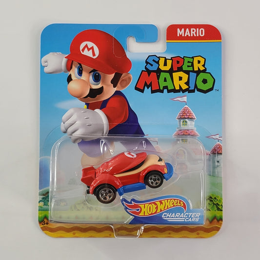 Hot Wheels Character Cars - Mario (Red)