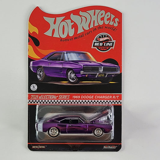 Hot Wheels - 1969 Dodge Charger R/T (Spectraflame Purple) [2021 RLC Selections]