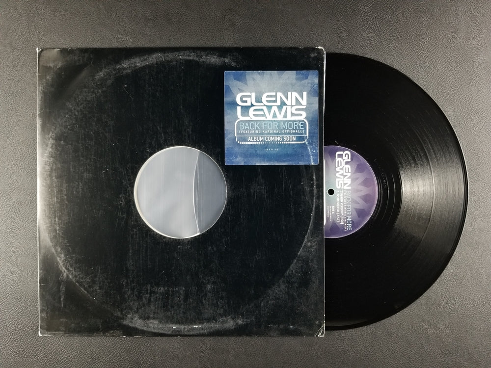 Glenn Lewis - Back For More (2003, 12'' Single) [Promo]