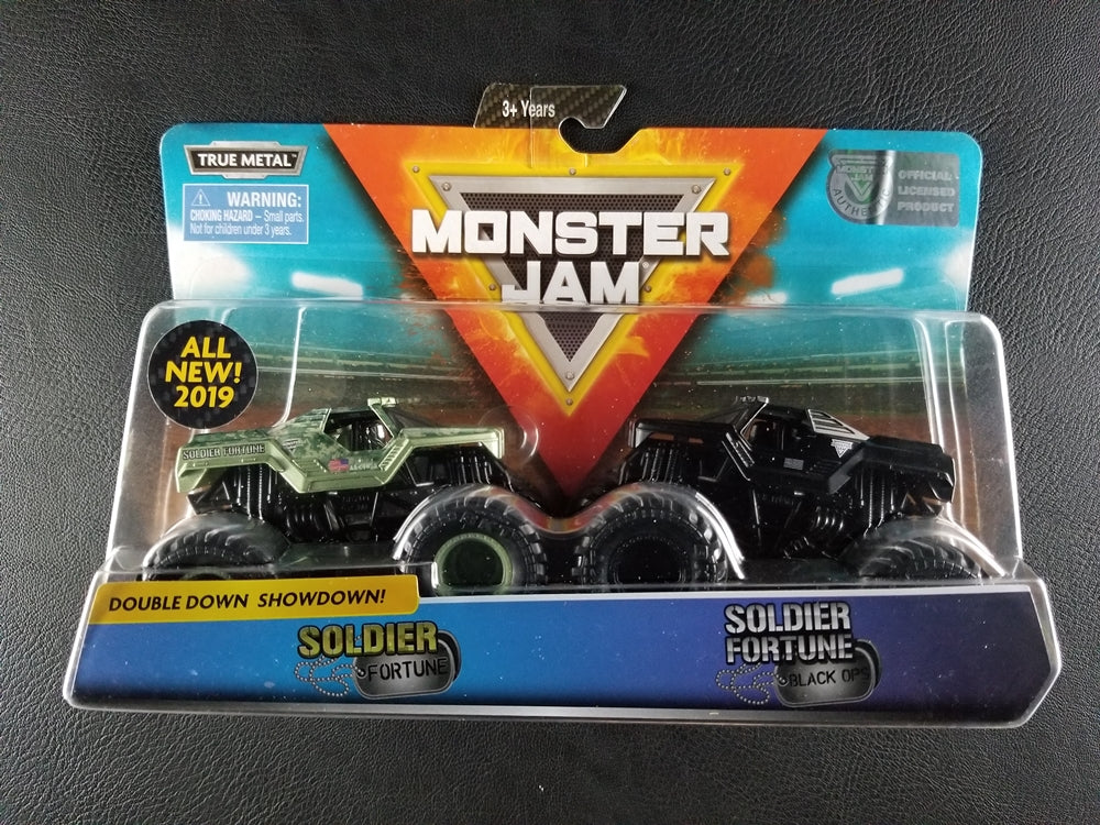 Spin Master Monster Jam Double Pack - Soldier Fortune/Soldier Fortune Black Ops