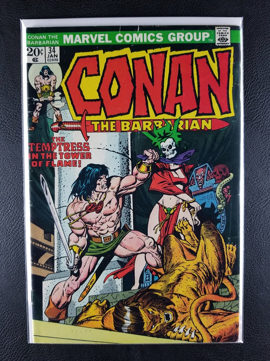 Conan the Barbarian #34 (Marvel, January 1974)