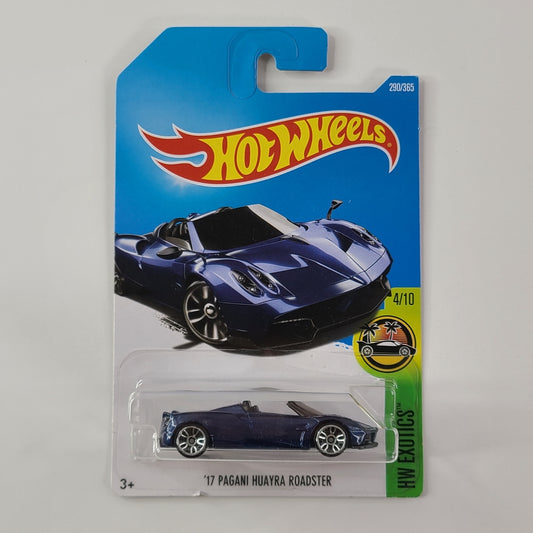 Hot Wheels - '17 Pagani Huayra Roadster (Metalflake Dark Blue)