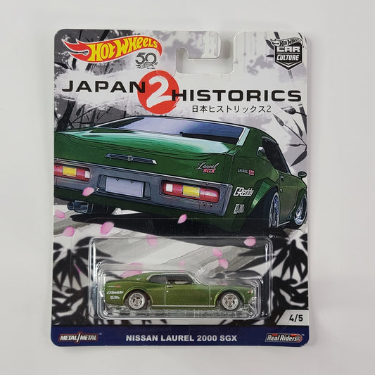 Hot Wheels Premium - Nissan Laurel 2000 SGX (Green) [Car Culture: Japan Historics 2 (2018) - 4/5]