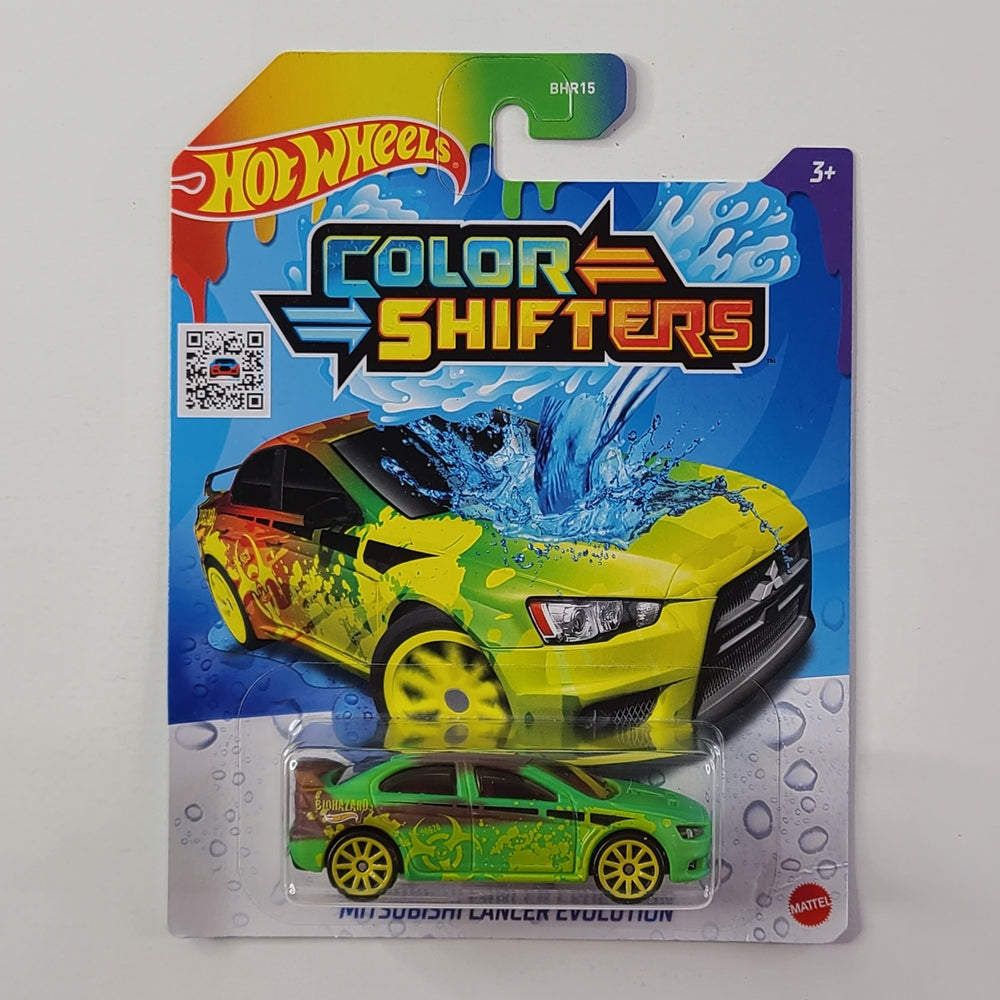 Hot Wheels Color Shifters - Mitsubishi Lancer Evolution (Green)