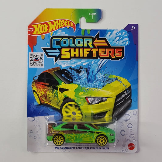 Hot Wheels Color Shifters - Mitsubishi Lancer Evolution (Green)