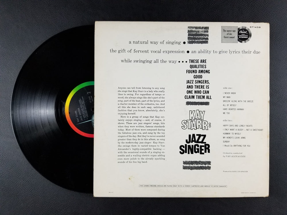 Kay Starr - Kay Starr: Jazz Singer (1960, LP)