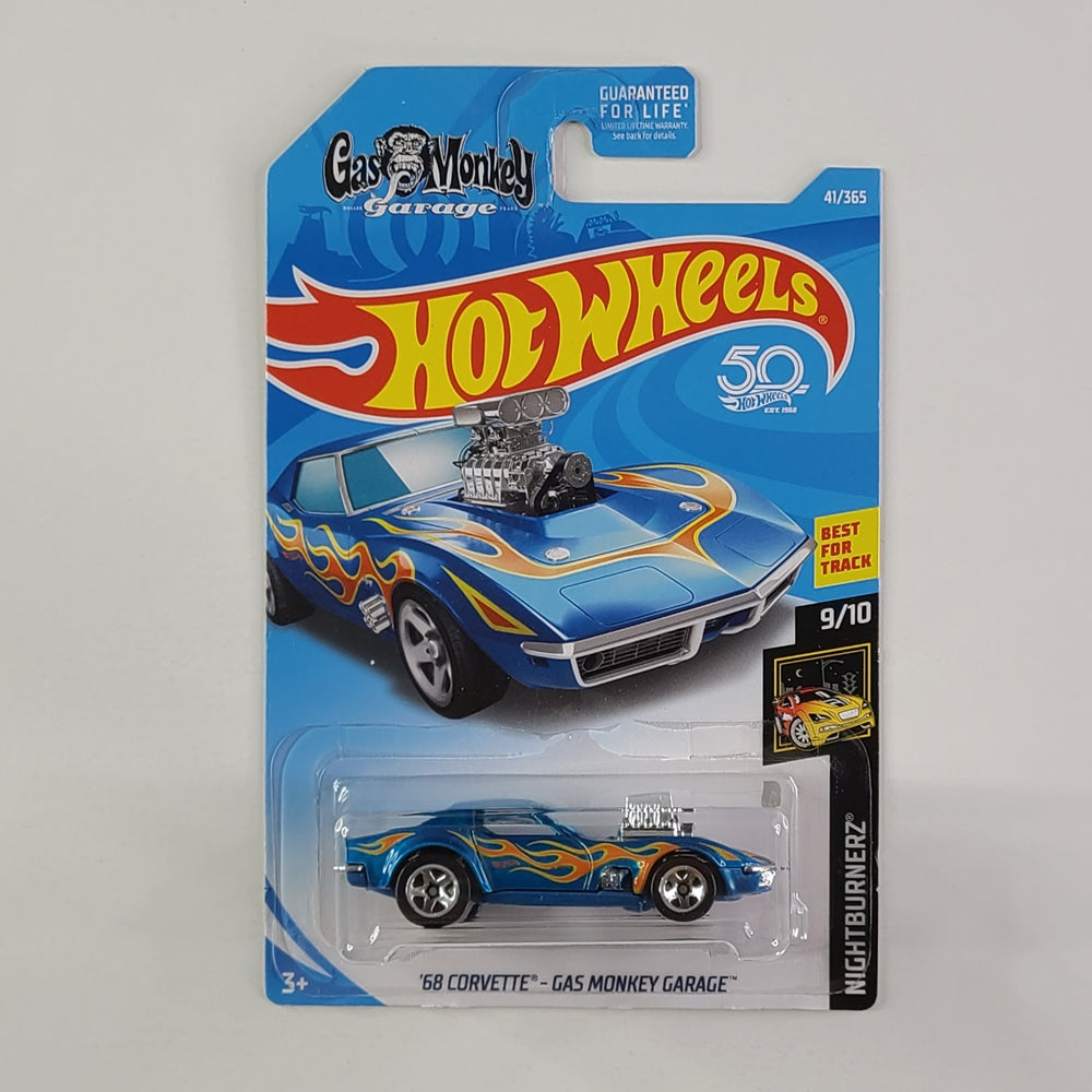 Hot Wheels - '68 Corvette - Gas Monkey Garage (Metalflake Blue)