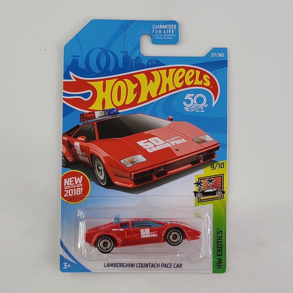 Hot Wheels - Lamborghini Countach Pace Car (Red) [New for 2018]