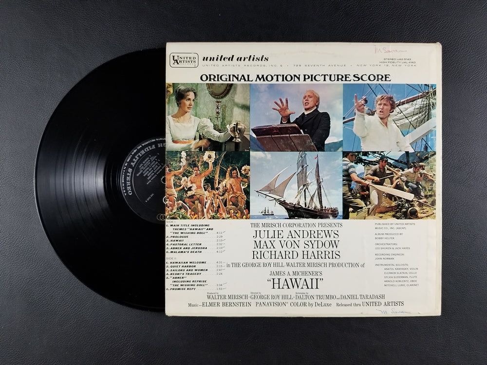 Elmer Bernstein - Hawaii/Original Motion Picture Score (1966, LP)