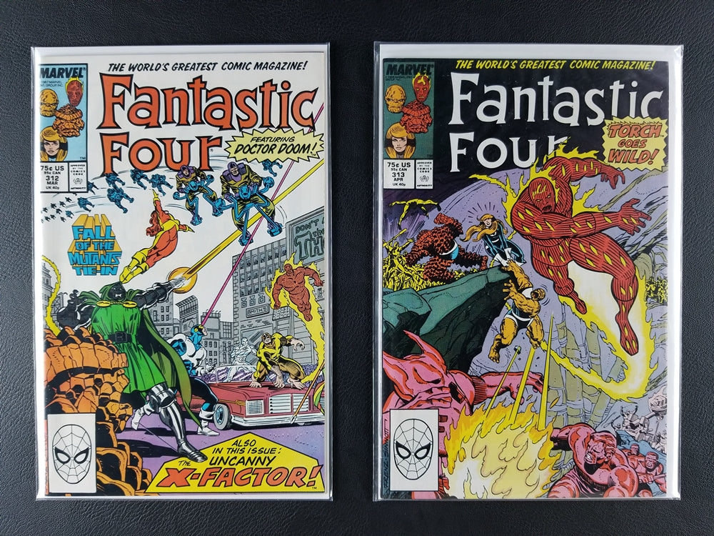 Fantastic Four [1st Series] #312-320 Set (Marvel, 1988)