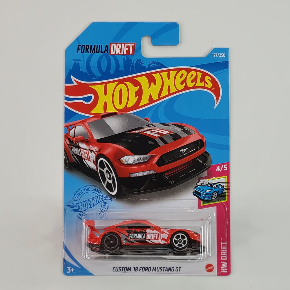 Hot Wheels - Custom '18 Ford Mustang GT (Red) [HW Drift Mini Collection (2021) - 4/5]