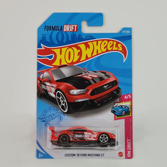 Hot Wheels - Custom '18 Ford Mustang GT (Red) [HW Drift Mini Collection (2021) - 4/5]