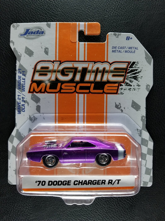 BIGTIME Muscle - '70 Dodge Charger R/T (Purple) [Wave 21]