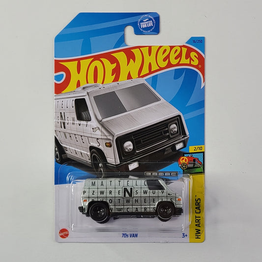 Hot Wheels - 70s Van (ZAMAC) [Wal-Mart Exclusive]